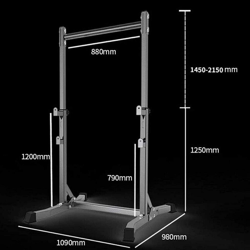 Dip Station Pull Up Bar for Home Gym Strength Training Workout Equipment 660LBS Multifunctional Indoor Horizontal Bar Rack