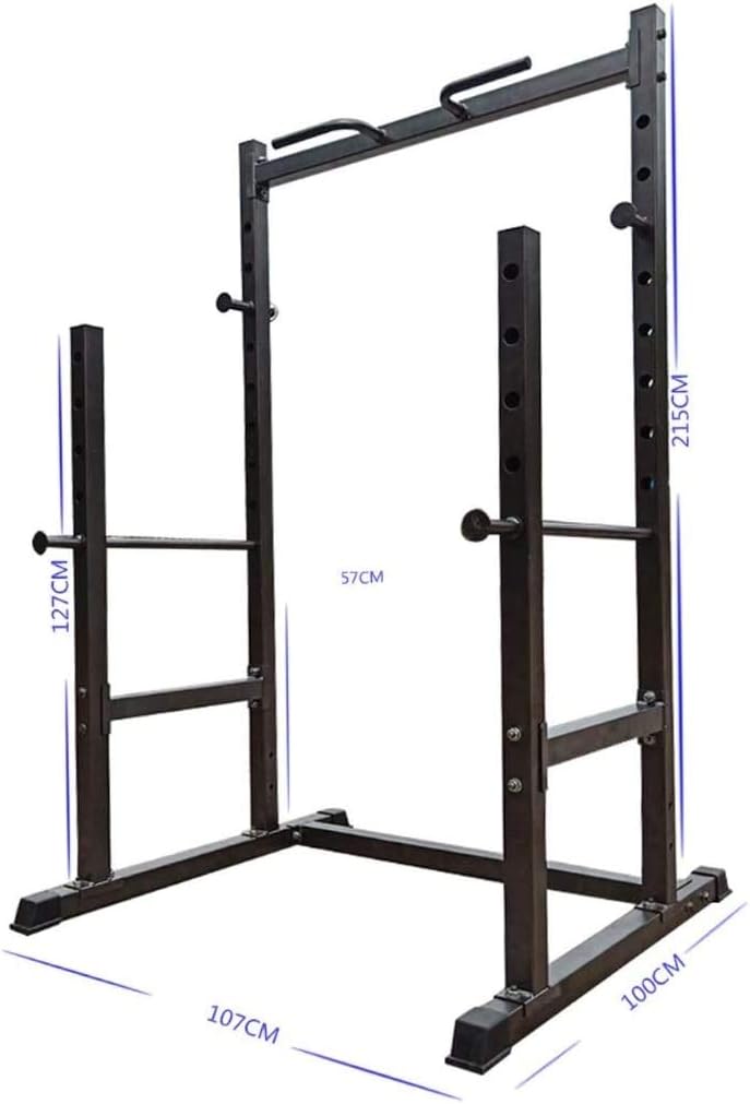 Health Fitness Power Zone Squat Stand Rack Multifunctional Squat Rack Frame Weightlifting Bed Home Bench Press Barbell Home Fitness Equipment Strength Training