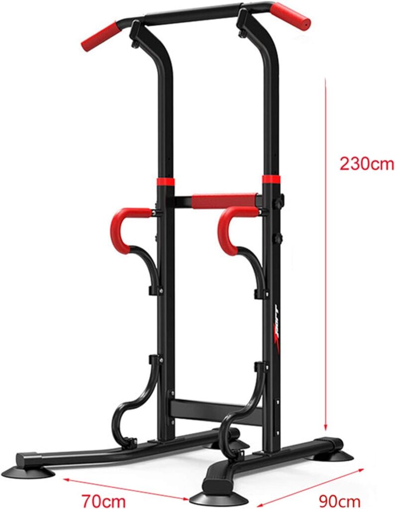 Power Tower Dip Station Home Adjustable Pull-up Bar Gym Multifunctional Tower Push-up Abdominal Muscle Exercise