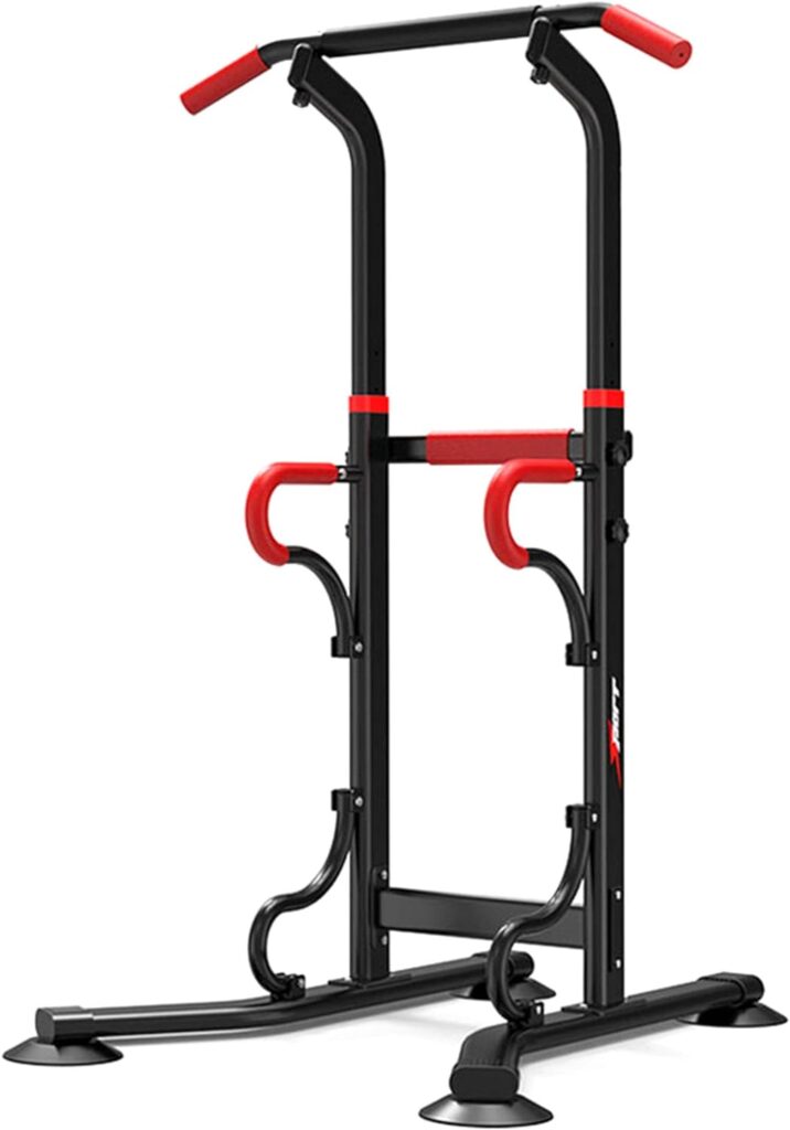 Power Tower Dip Station Home Adjustable Pull-up Bar Gym Multifunctional Tower Push-up Abdominal Muscle Exercise