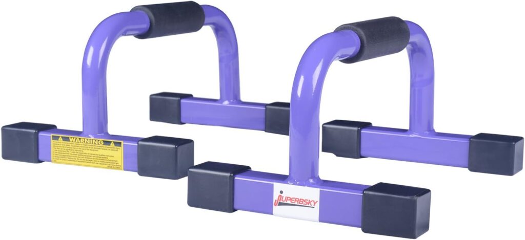 JuperbSky Push-Up Stands Bars Parallettes Set for Workout Exercise